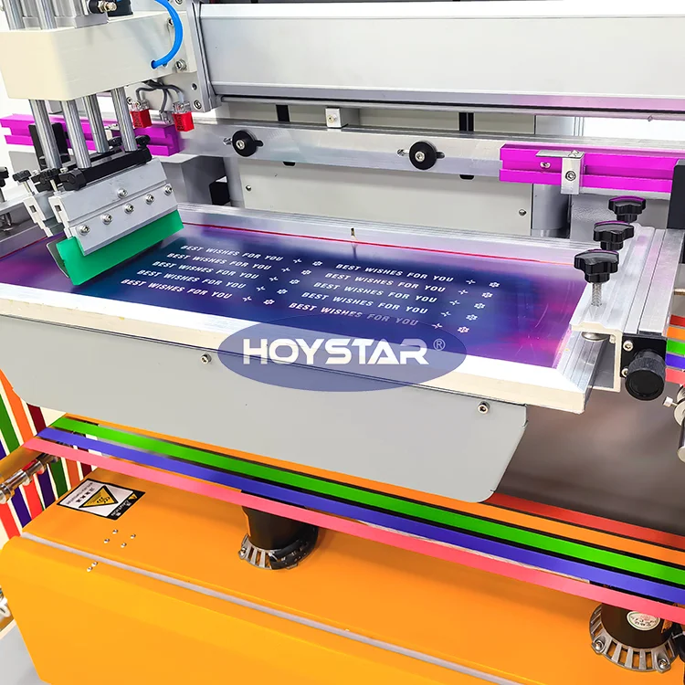 Full color satin label printing machine ribbon screen printer impresora textil para rollo de algodon impresora cinta de poliste