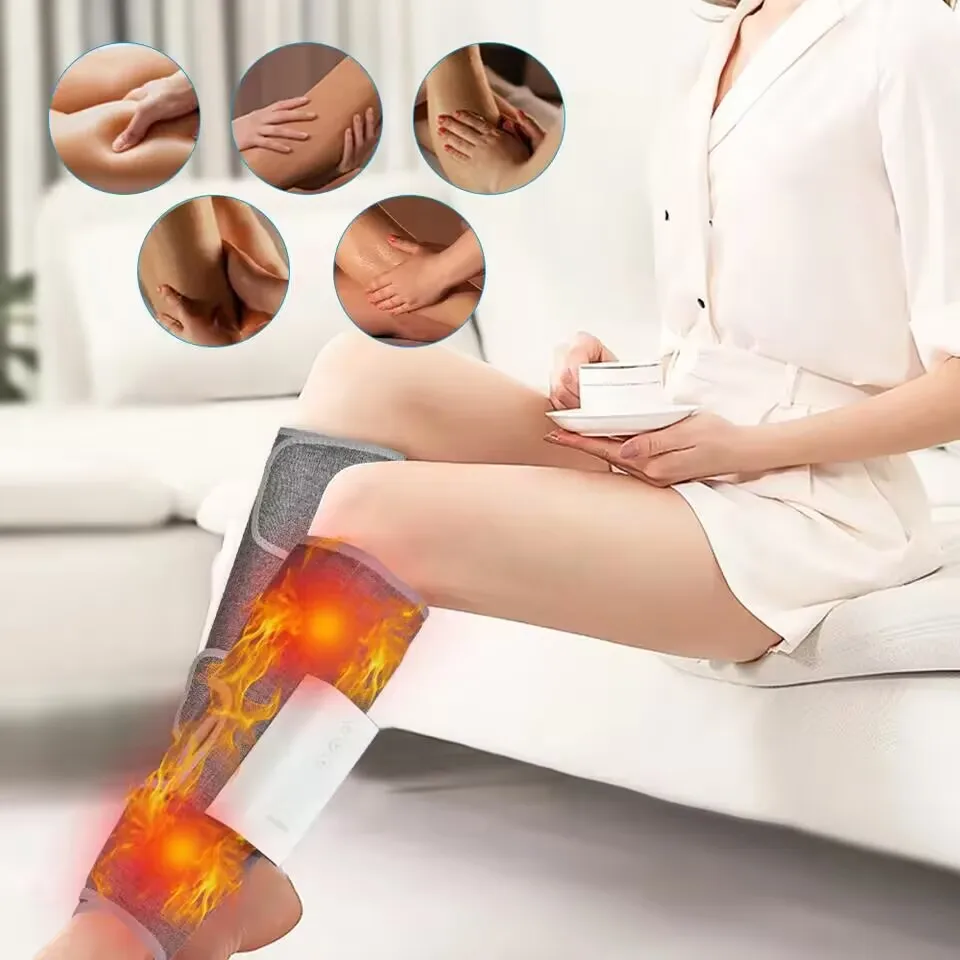 Wireless Air Compression Massage Blood Circulation Relaxation Therapy Air Compression Foot Leg Massager