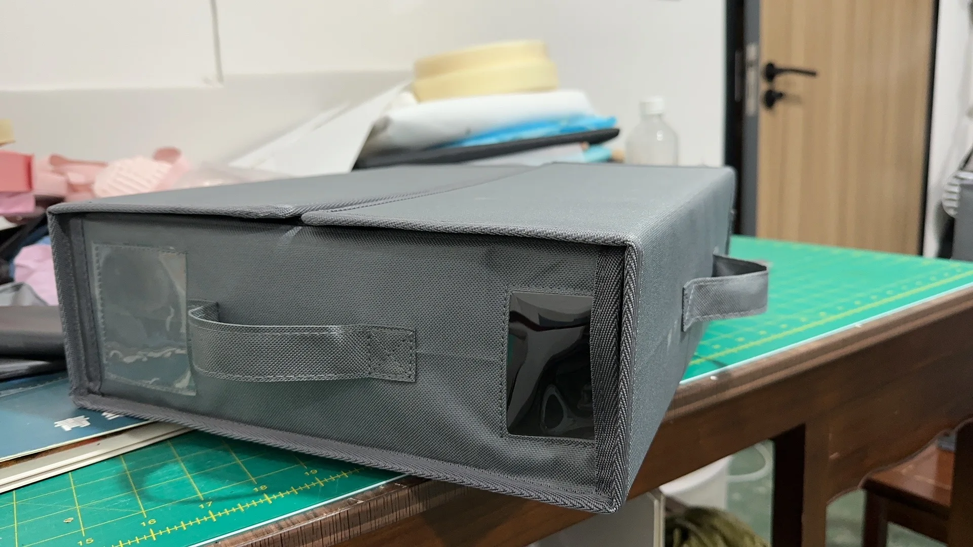 Oxford Fabric Closet Organizer Storage Box Container Foldable Bed Sheet