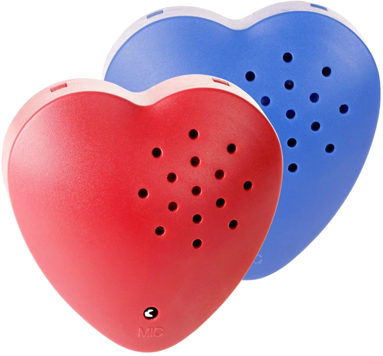 Blue Heart Voice Recorder Recordable Stuffed Animals 20 30 60 Sec Heart Voice Recorder Module for Plush Toy Stuffed Teddy Bear