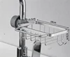 Single rack with towel bar--Silver