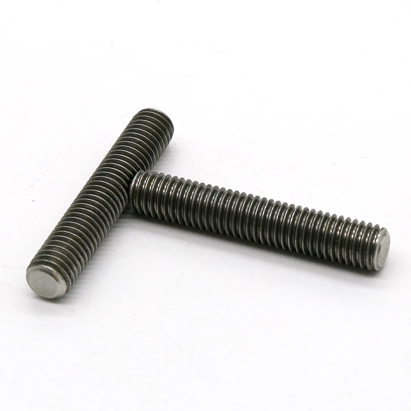 Bullone Filettato M12 12 Mm In Acciaio Inox V2A – Doppio Filetto Per Fissaggi Resistenti