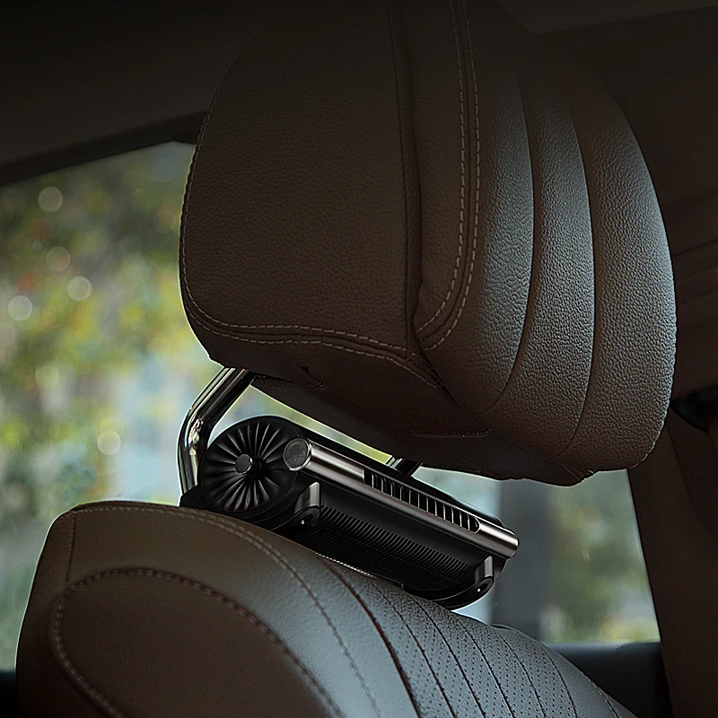 New Design Air Cooling Car Backrest Fan Portable Mini USB Car Fan - Main Image