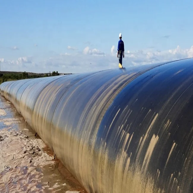 PP Woven Geotextile Tubes for Flood Control  Waste Control Water Geobag Dam Sludge Dewatering Geo Tubes