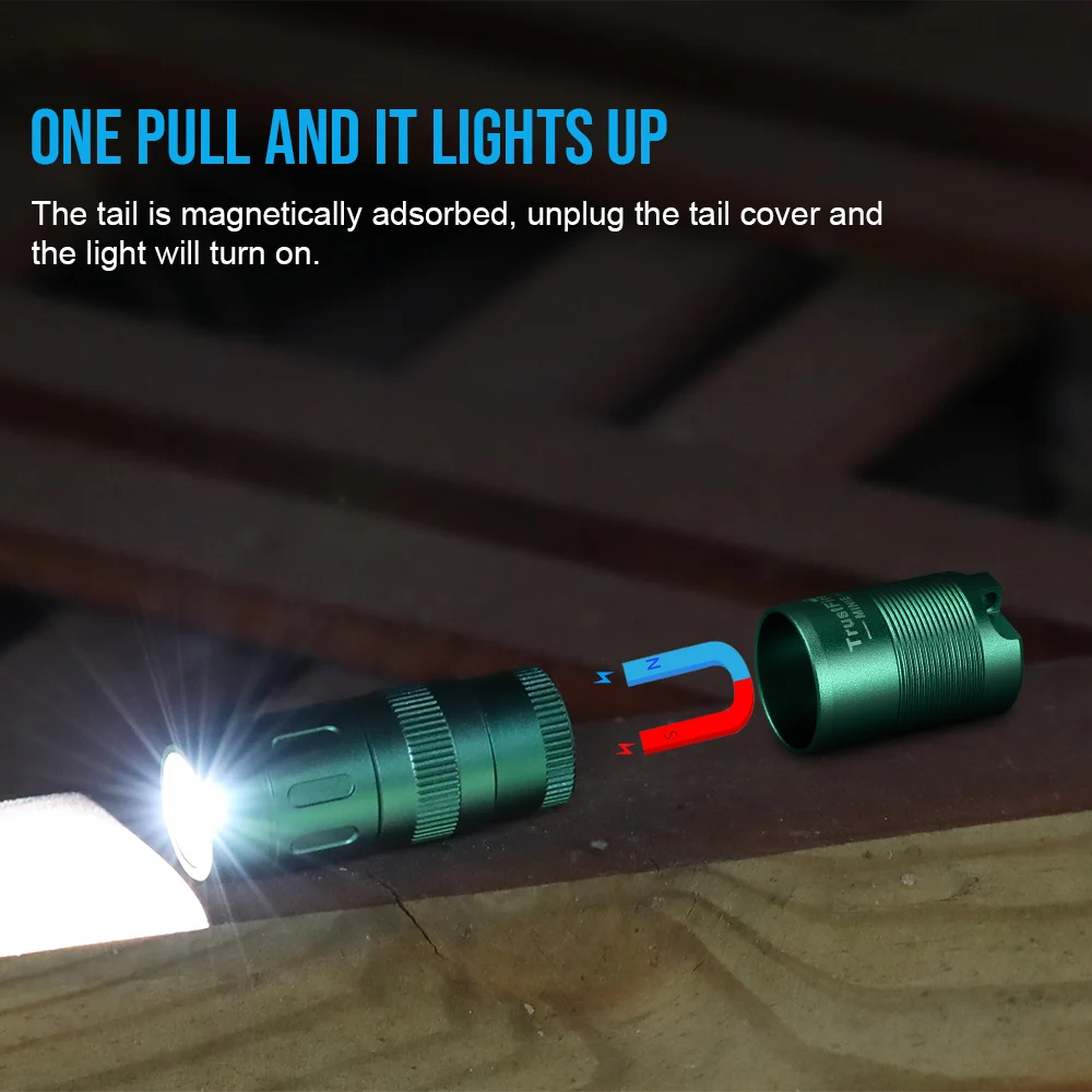 TrustFire Mini2 Mini lampe de poche à LED avec porte-clés max. 220 lumens et micro USB rechargeable