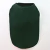 Pure cotton vest, dark green