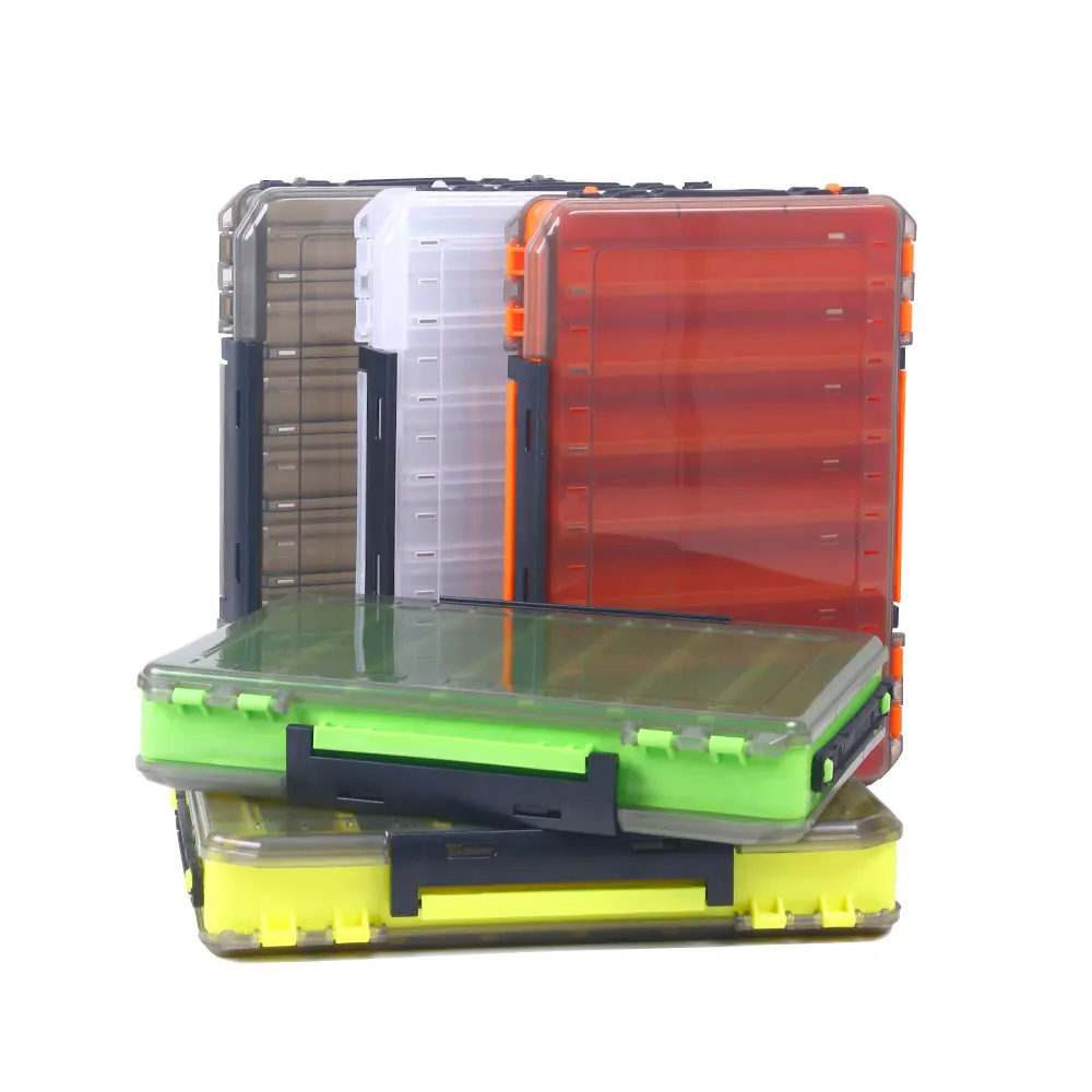 Carp Fishing Tackle Organizer Plastic Fishing Accessories Rigid Fishing Custom Tackle Box