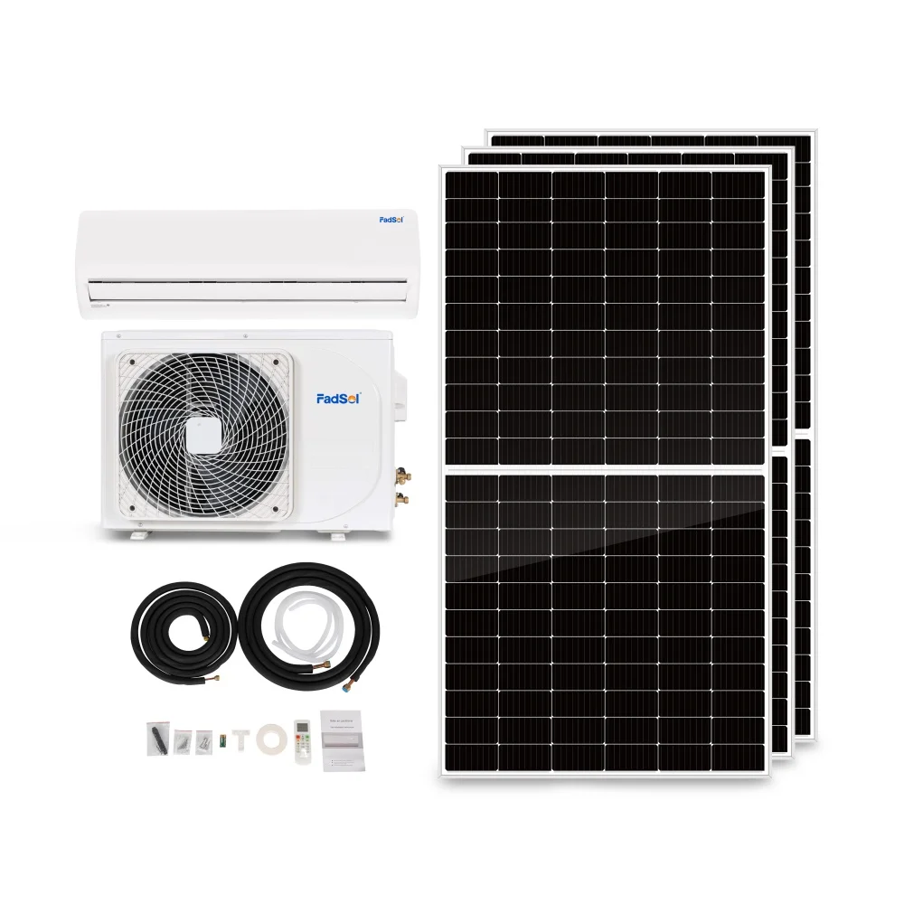 FadSol 24000Btu Hybrid Solar AC Conditioner With Solar Panel Cell Room ...