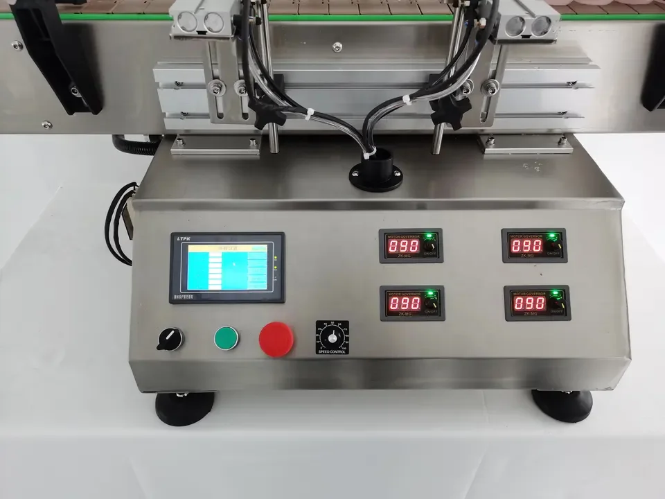 Automatic Desktop Small Volume Liquid Filling Machine Capping Machine Labeling Machine Whole Filling Line