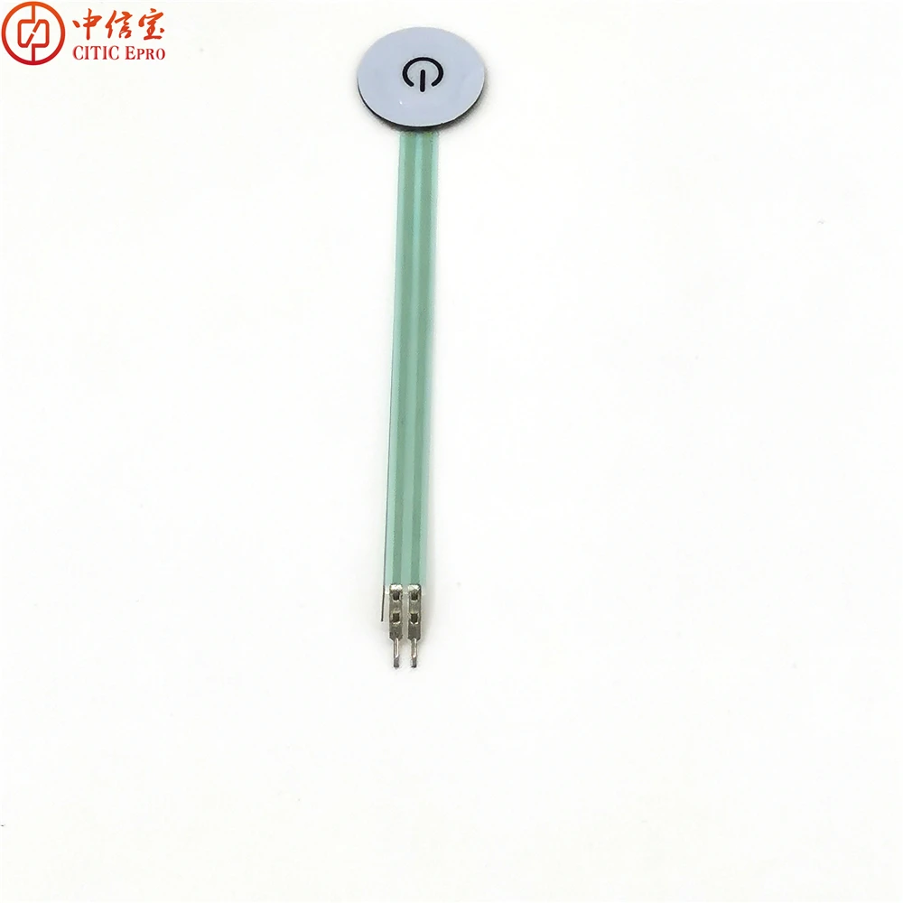 Single push button membrane switch for siemens