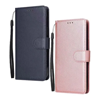 Luxury Leather Cell Phone Case Magnetic Flip Cover Wallet Credit Card Holder hand strap Case Phone Case for iphone 15 plus