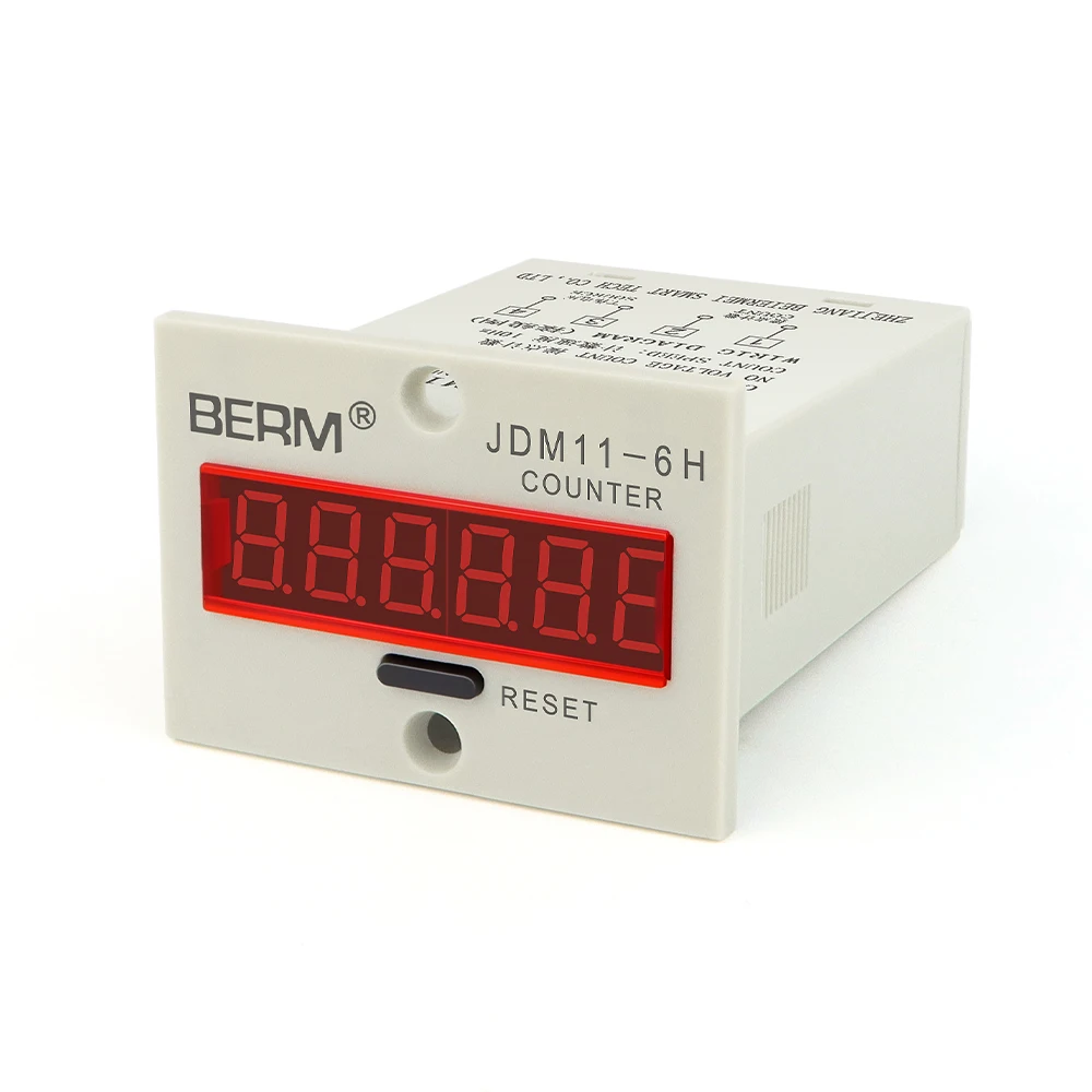 High Precision Electronic Counter 6 Digit Counter JDM11-6H With Power off Memory Sensor Count Digital Counter