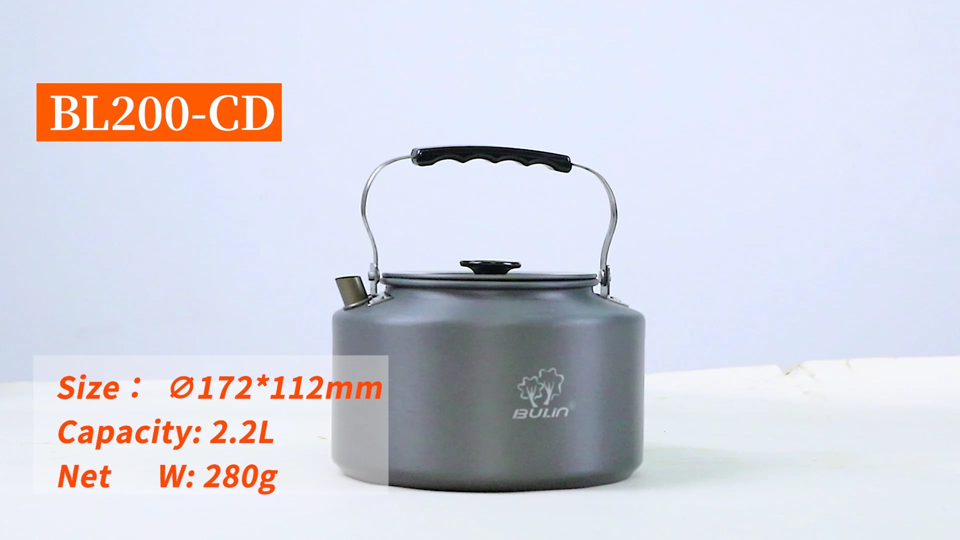 Bl200cd Top Ranking Portable Aluminum Tea Kettle Wholesale Camping Tea