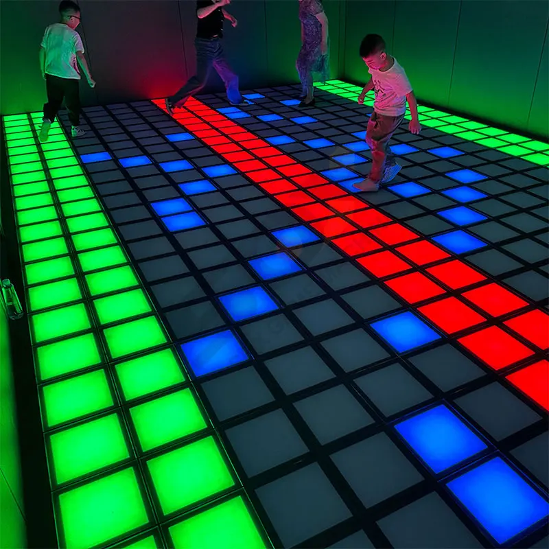 New generation interactive tile pixel xl room game led floor for playground