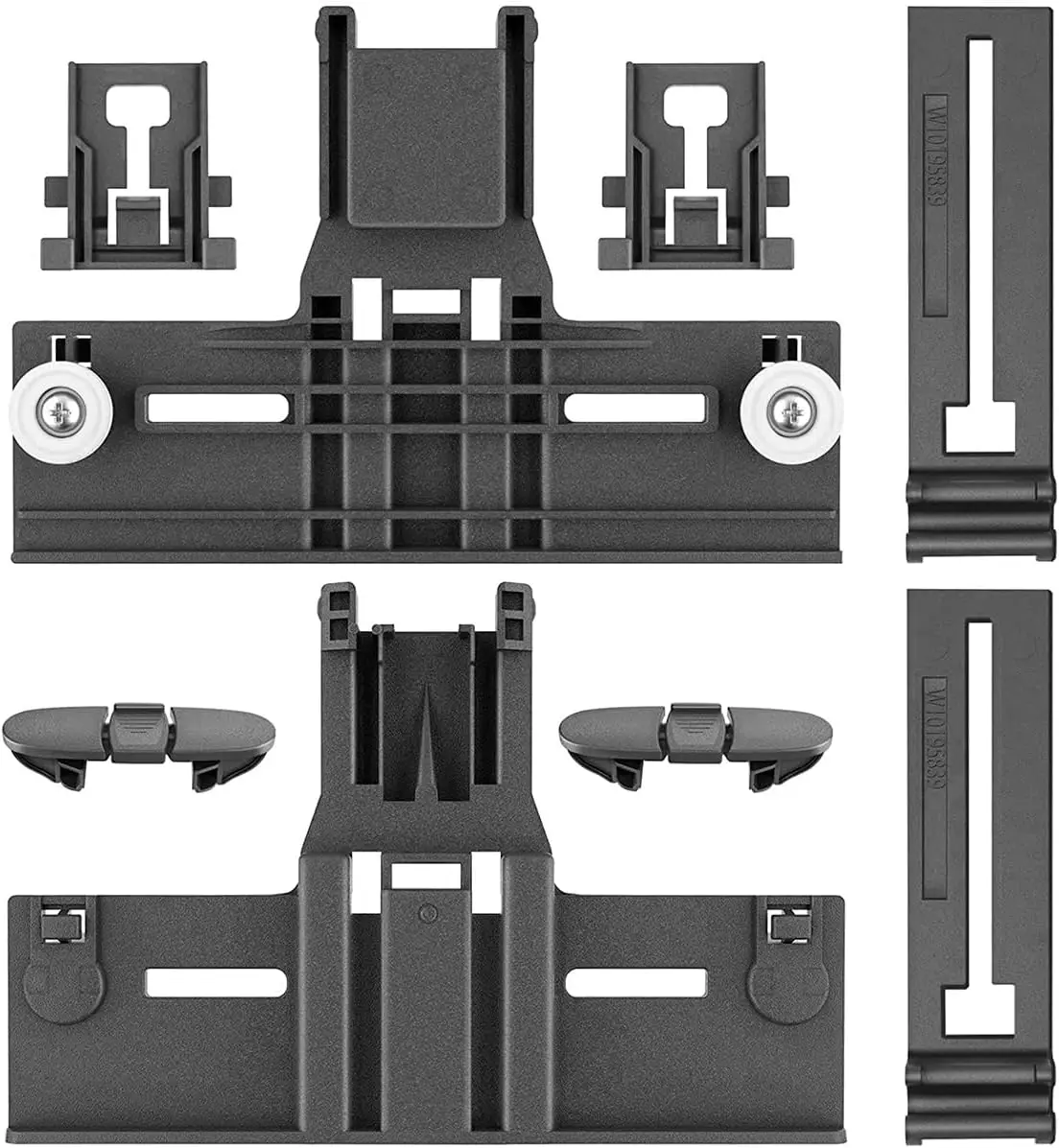 High Quality Dishwasher Replacement Parts Dishwasher Top Rack Adjuster Kit W10350376 & W10195839 & W10508950 & W10195840(8PCS) manufacture