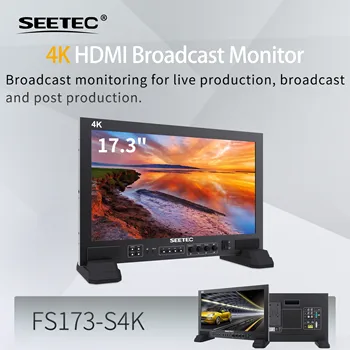 SEETEC FS173-S4K 17.3 Inch 3G-SDI 4K   Broadcast Studio Monitor Full HD 1920x1080 Rec.709 Tally Light OEM/ODM Factory Direct detail image