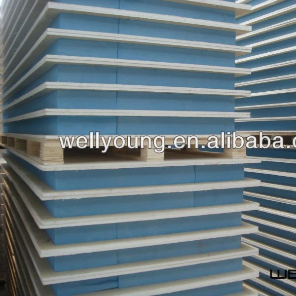 WELLYOUNG High Quality Cheap Cam Lock Connection XPS Foam MGO Sandwich SIP Wall Panel Fireproof Magnesium Oxide SIP Panels