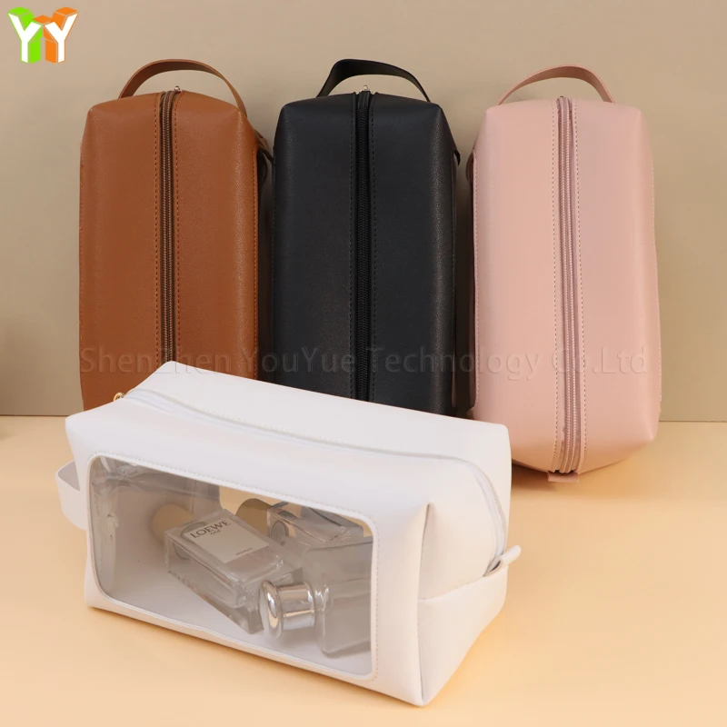Trousse De Maquillage De Voyage Femme - Sac Organisateur Cosmétique Nylon Noir