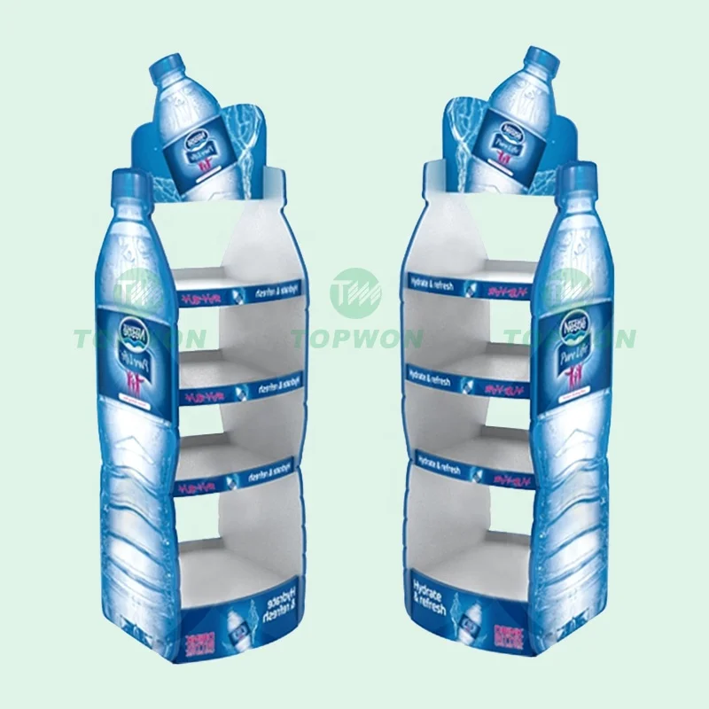 Custom Retail Store PVC Display Stand PVC Foam Board Display Stand Beer Wine Champagne Soda Water Bottled PVC Display Rack