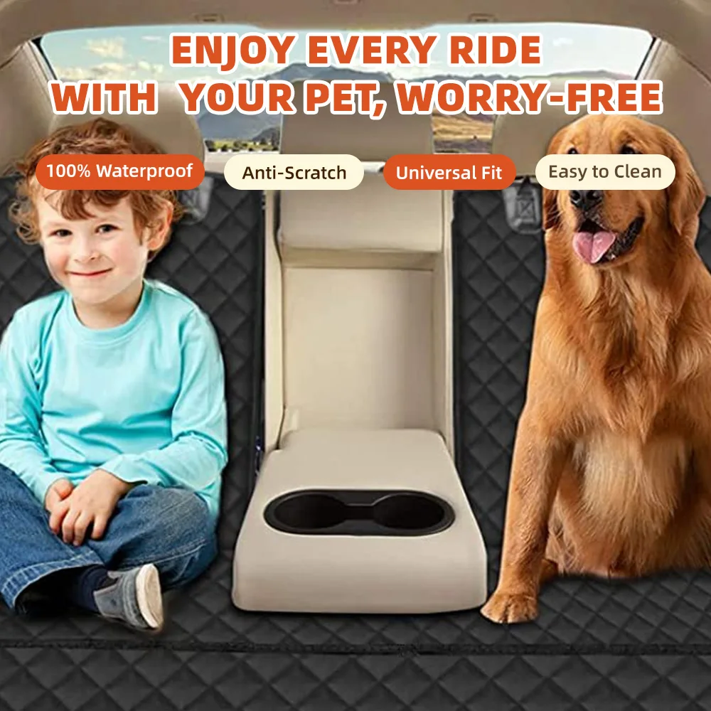 Wholesale Waterproof & Nonslip Pet Seat Cover Backseat Dog Car Seat Co - product detail 2