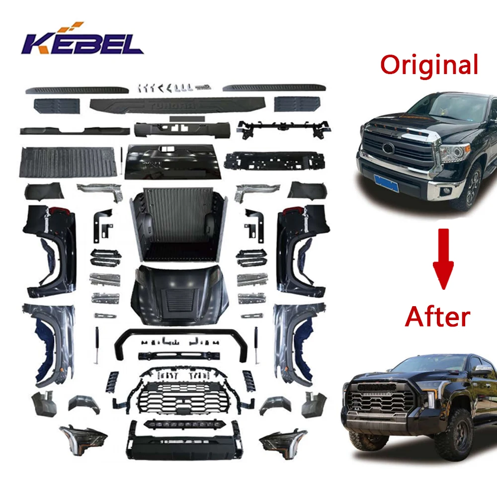 OEM Modified Body Kit New Exterior Modification Conversion Aerodynamic Styling for Toyota Tundra 2022