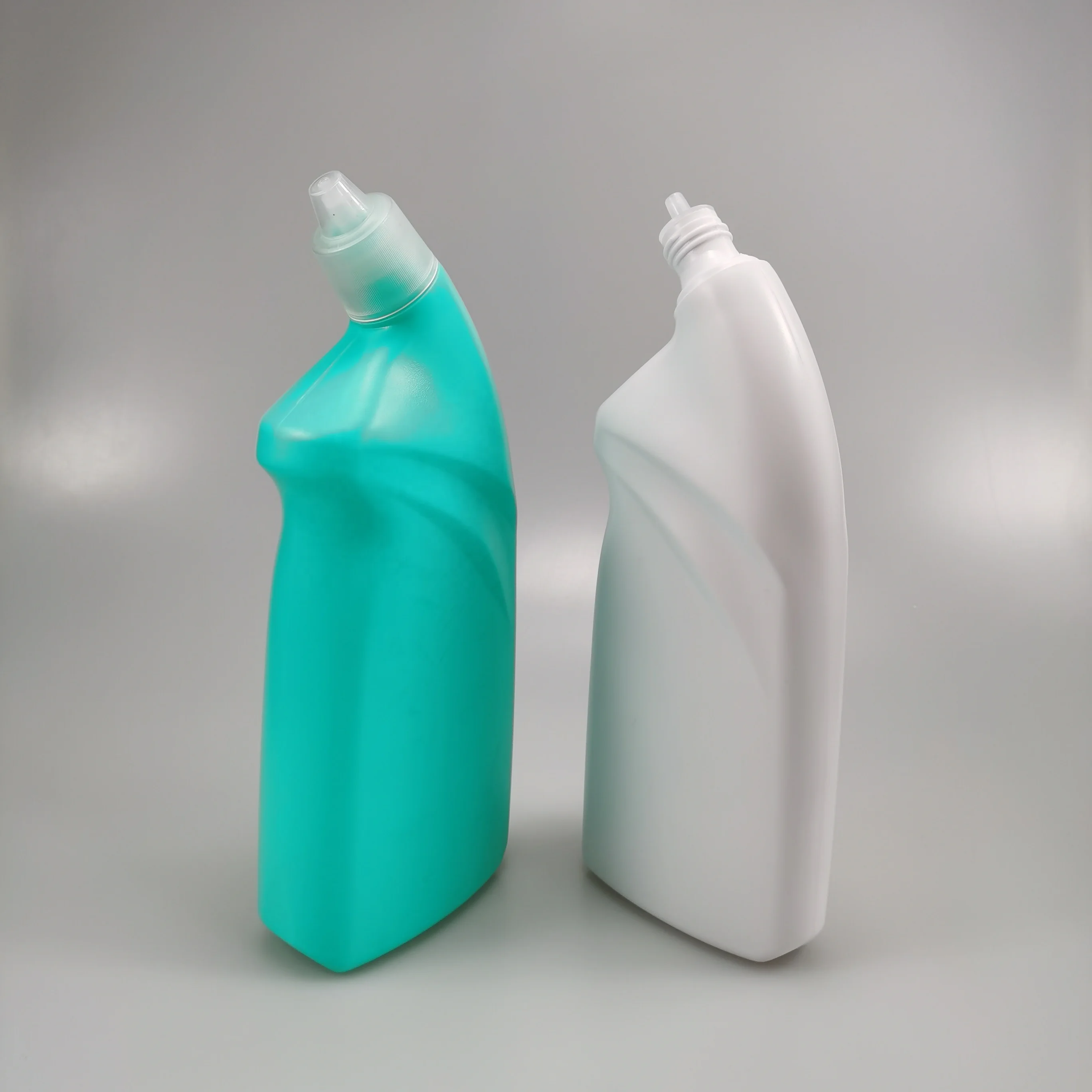 700ml Empty Refillable HDPE Toilet Cleaner Bottle for Toilet Bowl Detergent