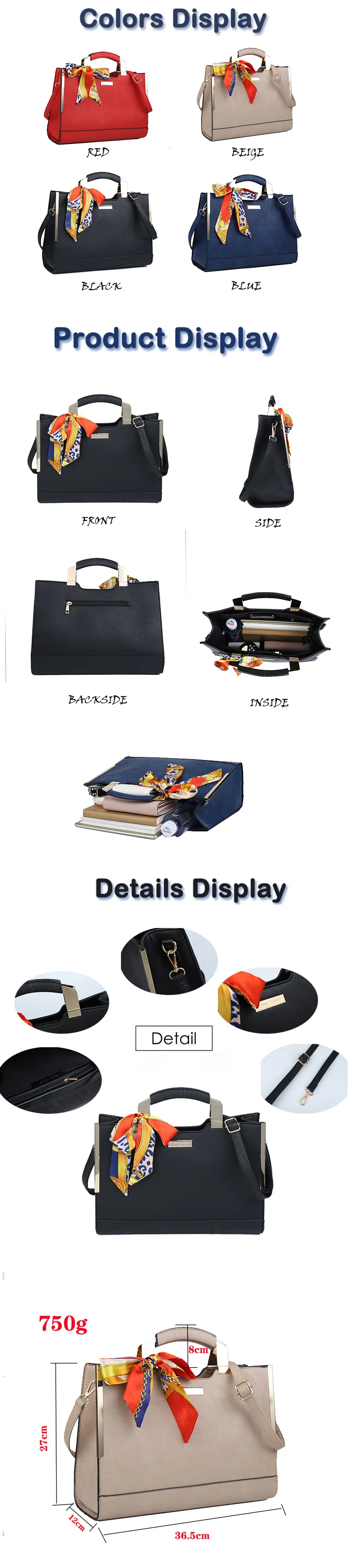 HEC 2021 China Wenzhou Handbag Supplier Wholesale Fashion Trend Women Ladies PU Leather Bag