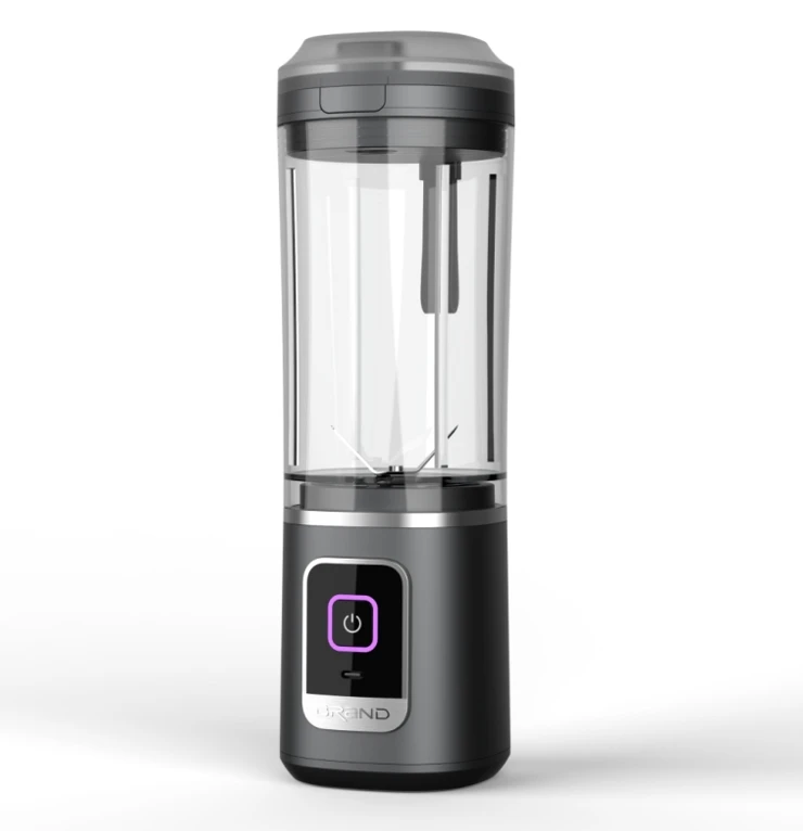 Portable Cordless USB Power Source Personal Blender 18 oz Container Slow Juicer Milkshakes Smoothies Household Car Use English