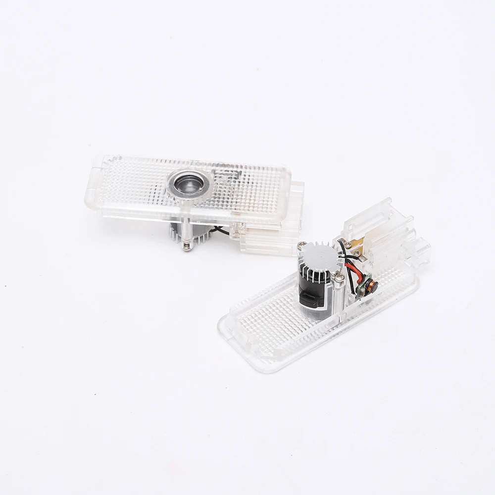 Projecteur Logo De Bienvenue Pour Portière De Voiture - Lot De 2 - Compatible Peugeot (RCZ, 5008, 308...) - Blanc - 8
