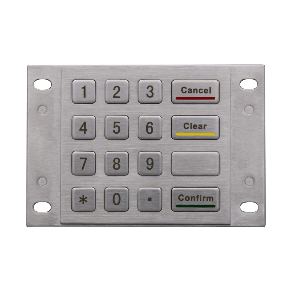 Управление доступом 16 клавиш компактная промышленная клавиатура для различных применений терминалов