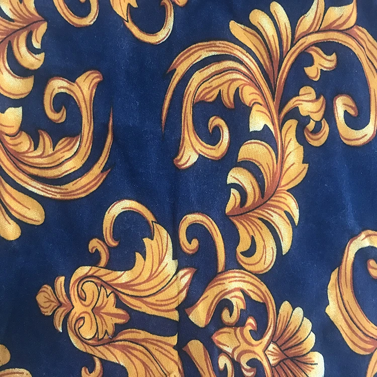 32S 36S дешевая вискозная ткань с принтом из Китая