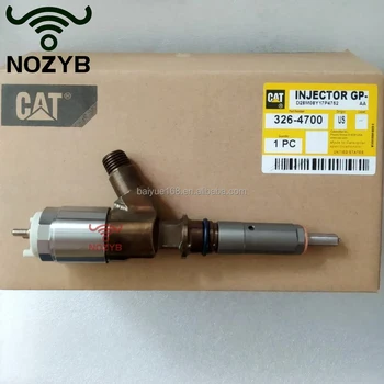 High quality Engine Spare Parts C6.4 C6.6 Engines Diesel Fuel Injector 326-4700 10R-7675 for Caterpillar Cat 320D Fuel Injector