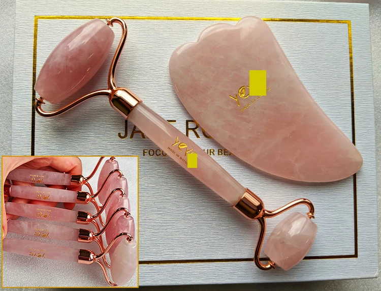 Amazon Hot Sell Facial Jade Roller Massager Set
