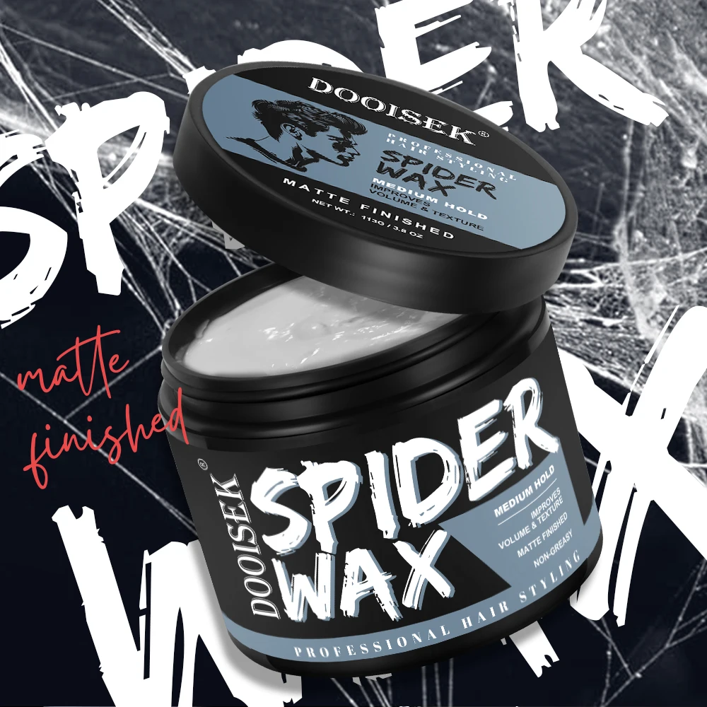 Turkey Custom Label Matte Finished Textures Hair Styling Mousse Pamade Spider Cream Clay Wax for Men