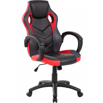 Ergonomic PU Leather Swivel Chair Comfortable Reclining Gaming Chair for Gamers