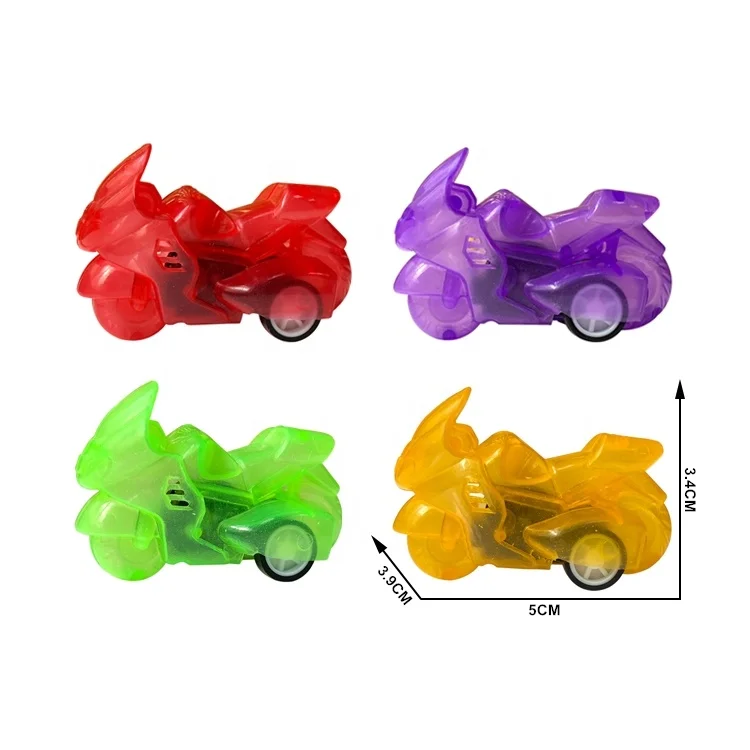 2x Kunststoff Motorrad zurückziehen Autos Spielzeug Autos Mini Auto Modell RSDE 