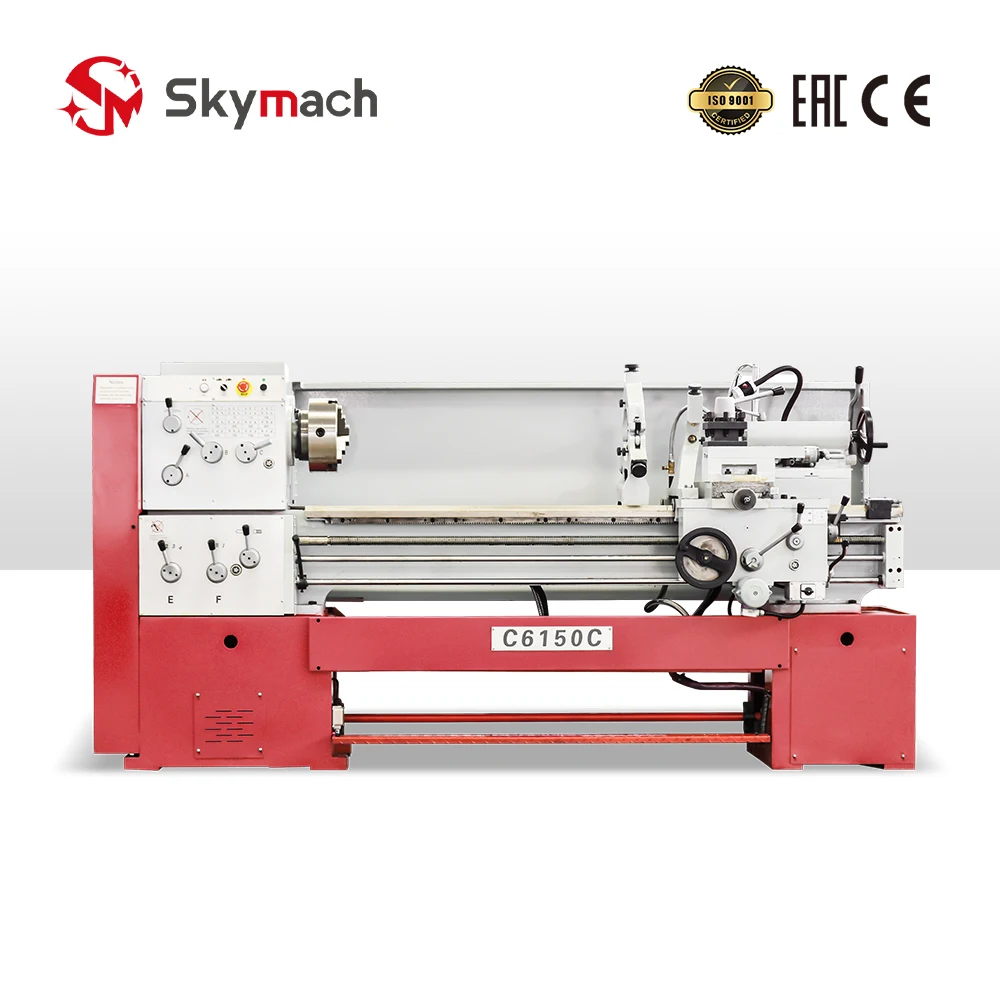 C6150C Horizontal Bench Lathe  Manual Lathe Machine with 3/4/5 Axis Options for Precision Metal Turning