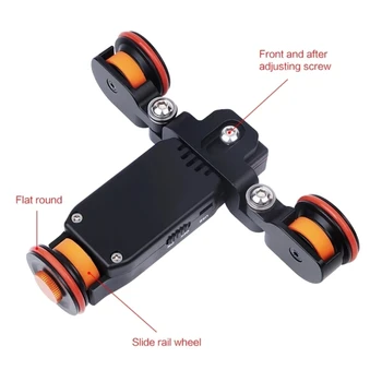 YELANGU L4X Motorized Camera Slider Electric Dolly Car Motorized Autodolly for DSLR Camera detail image