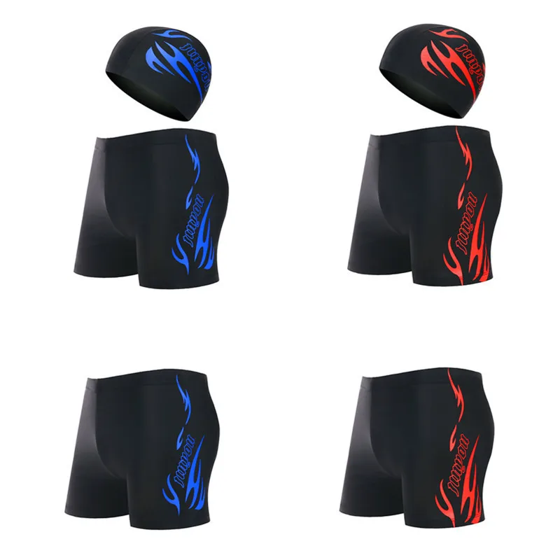 Spot Swimming Suit Men' Race Swimming Short Large Size Quick Drying Hot Spring Bathing Suit Flat Corner Swimming374_voghion.com