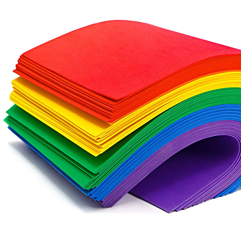 TEHAUX 10 Pçs DIY Crafting Paper Crafting Esponja Folha De Espuma De Papel  Decoração Ao Ar Livre Papel Colorido Para Folhas De Couro Sintético Folhas