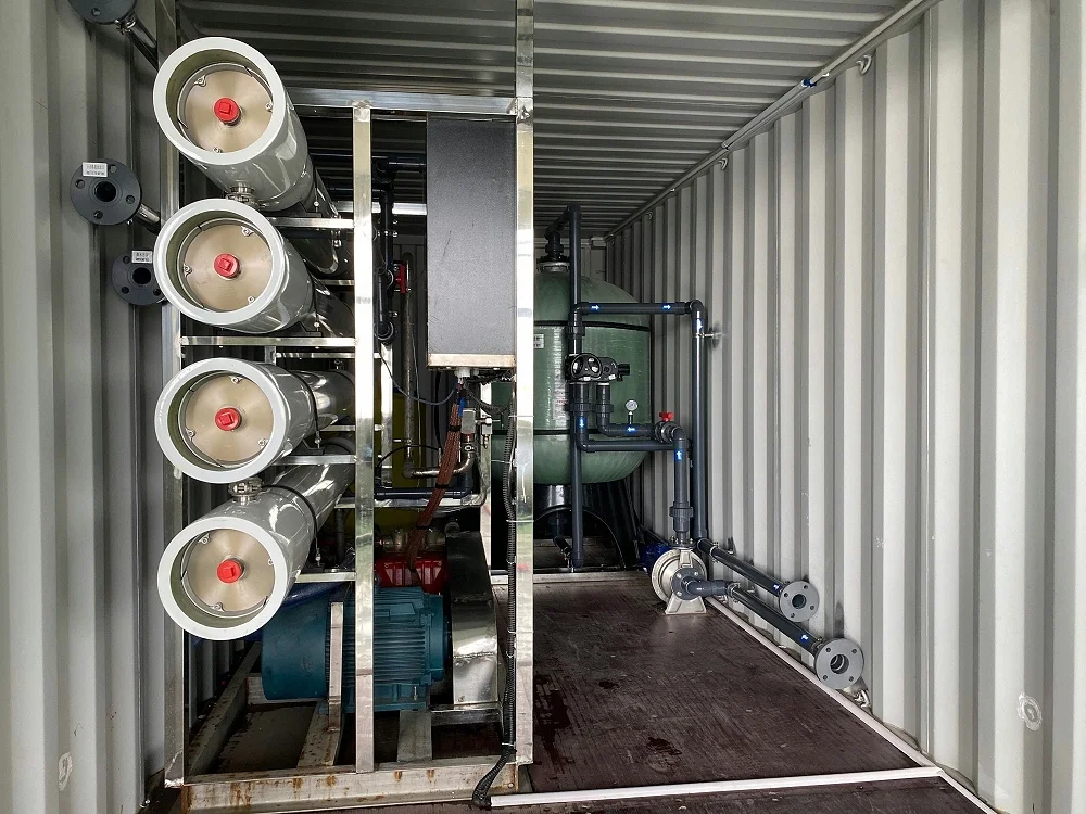 Containerized Integrated Industrial Water Purifier Machine Ro Water Treatment Plant Reverse Osmosis Plant Filter Water Machine