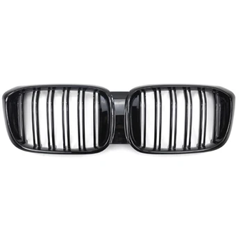 X3 series G01 gloss black double line old to new  kidney front grille double slat G01 front grille for BMW