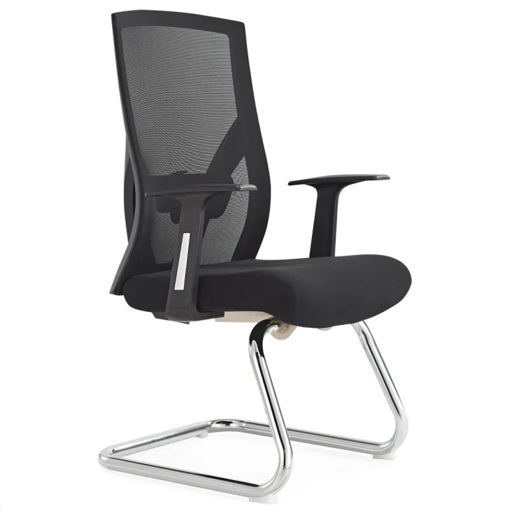Dious cheap low price modern mesh office visitor chair without wheels
