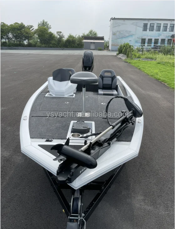 2023 New Fiberglass Console 5052 Aluminum Speed Boat Fishing Boat Bass