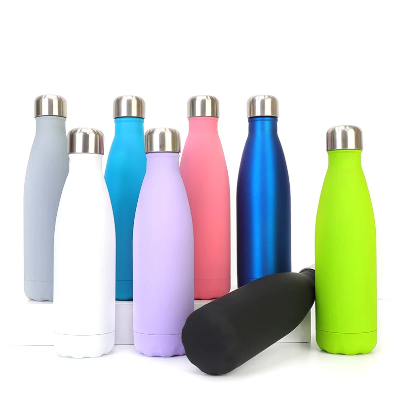 Thermos Thermal Metal Bottles Flask Vacuum Insulated Stainless Steel Water  Bottle