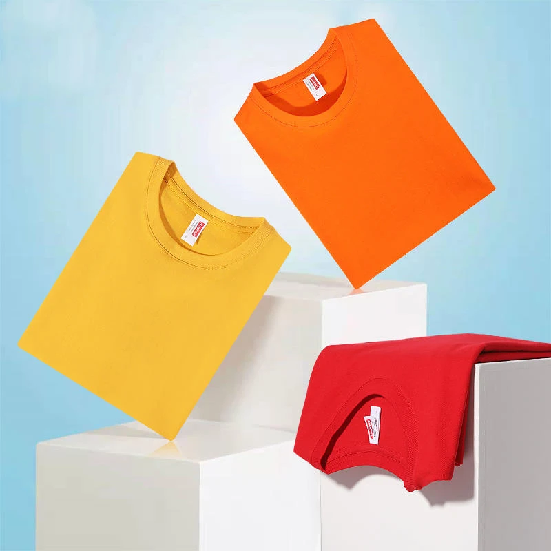 Wholesale Blank T Shirt Custom 100% Cotton for Mens