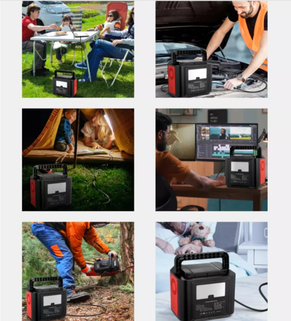 Outdoor Camping Solar Generator 100w T101 Emergency Supply Portable
