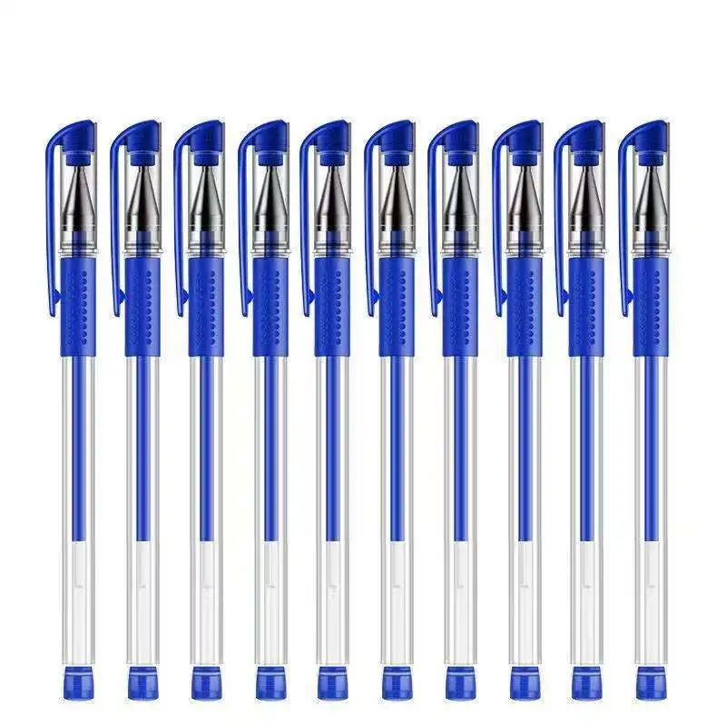 School Stationery Quick Dry Ink Blue 0.5mm Pen With Logo Promotional ...