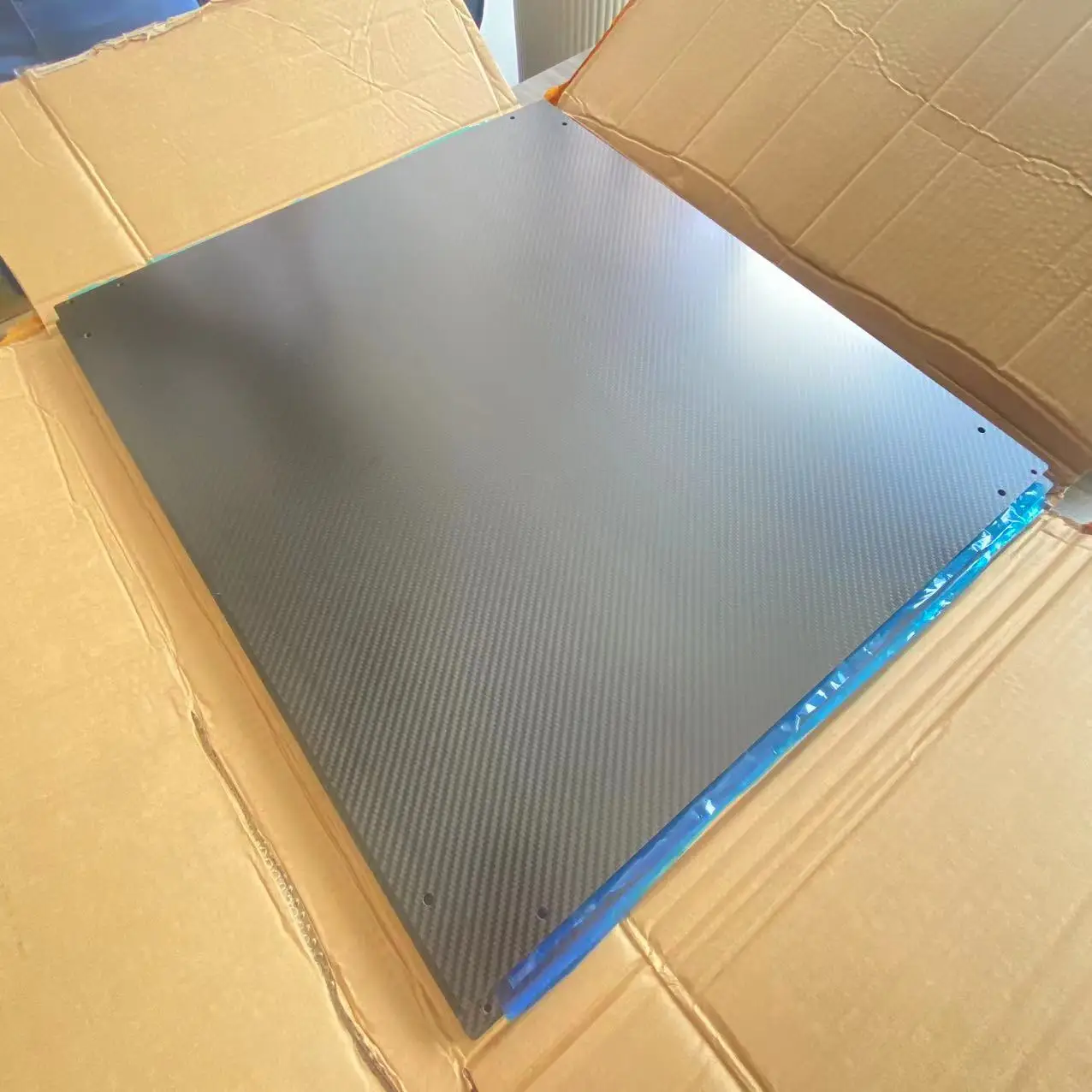 Carbon Fiber Board Plate Available in 0.5mm 1mm 1.5mm 2mm 2.5mm 3mm 4mm  3K Glossy Surface Carbon Fiber Plate Customized Size