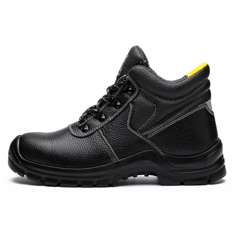 Anti-puncture Industrial Work Safety Boots Men Security Boots Leather ...